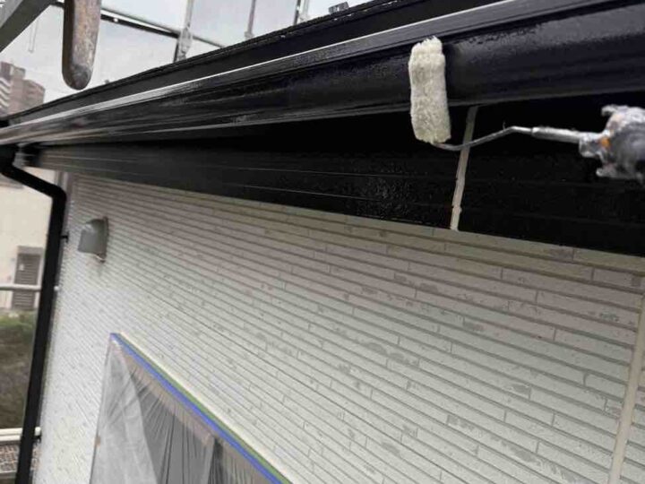 軒天・鼻隠し塗装