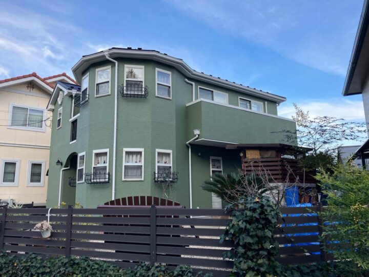 大津市T様邸　外壁塗装+屋根カバー工法